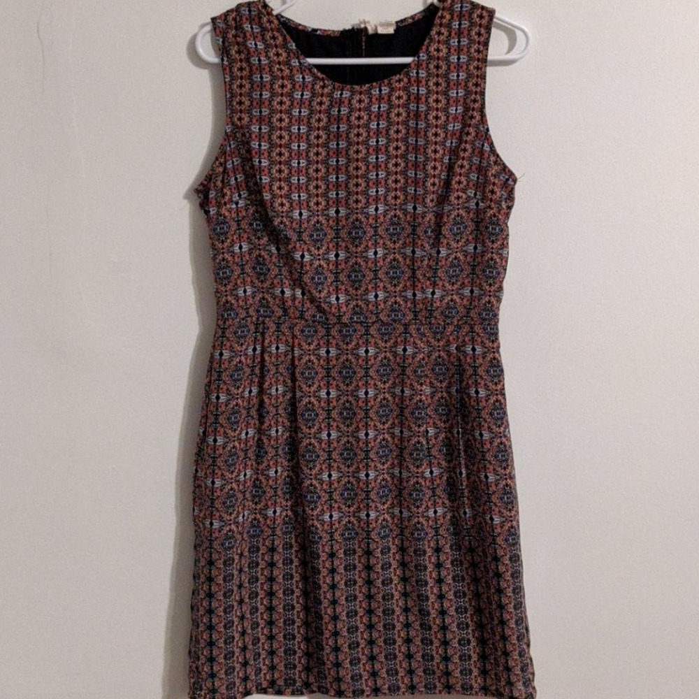 Japna Patterned Work Dress